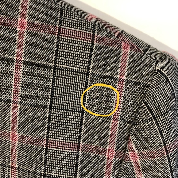 Vintage Gray and Pink Power Blazer - Picture 8 of 8